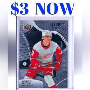 Moritz Seider 2021 Upperdeck Detroit Red Wings Rookie RC Hockey Card